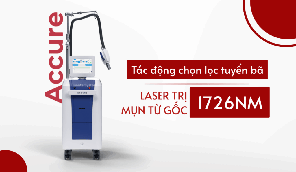 Accure Laser là công nghệ tác động vào căn nguyên gây mụn