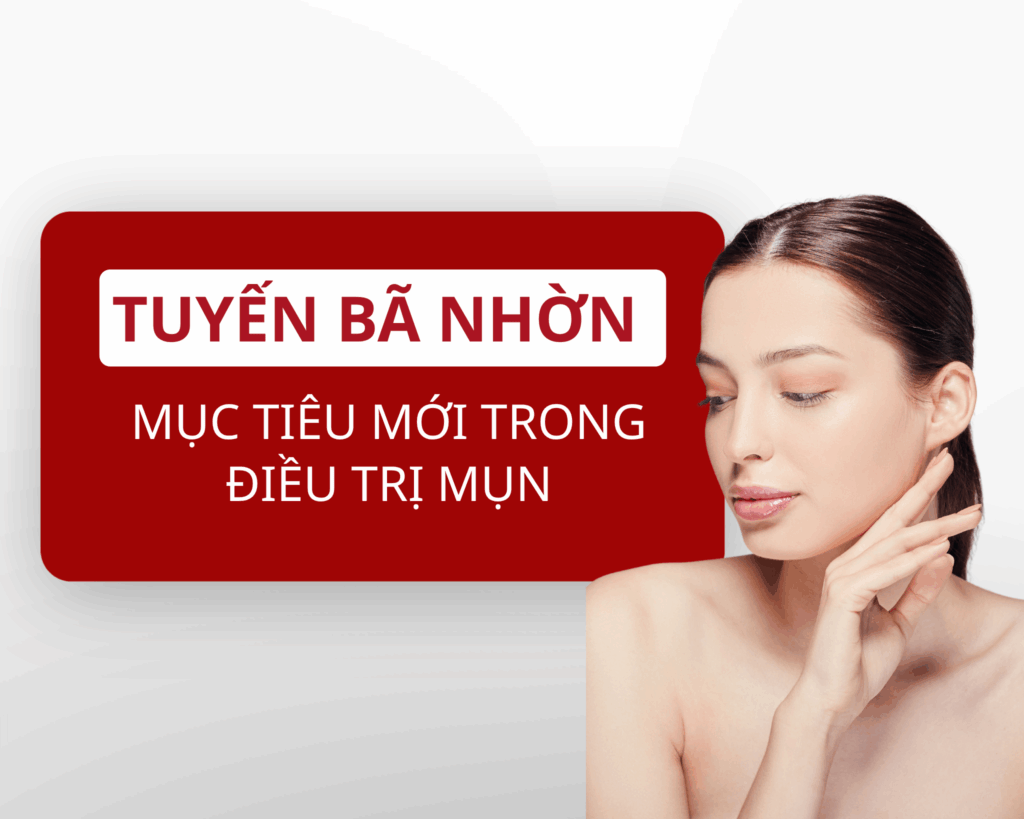 Tuyến bã nhờn là gì? Vì sao đây là mục tiêu mới trong điều trị mụn?